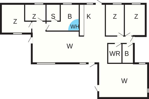 Foto van 8 persoons vakantie huis in Glesborg - Vakantiehuis in Glesborg - FloorPlan