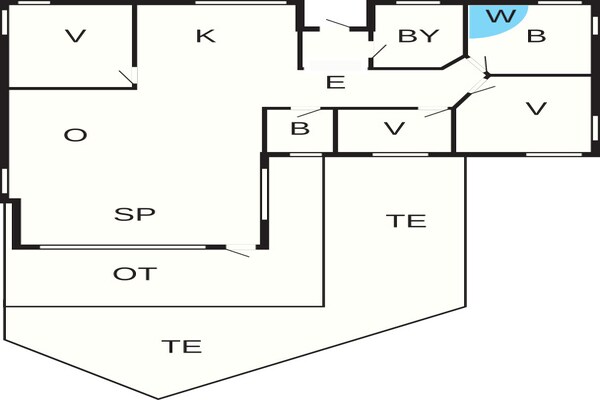 Foto van 8 persoons vakantie huis in Hadsund - Vakantiehuis in Hadsund - FloorPlan