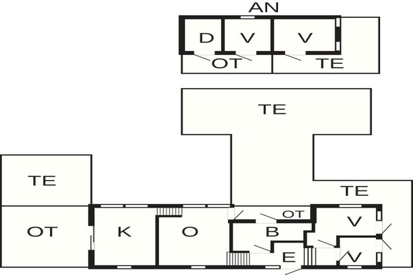 Foto van 8 persoons vakantie huis in Ebeltoft - Vakantiehuis in Ebeltoft - FloorPlan