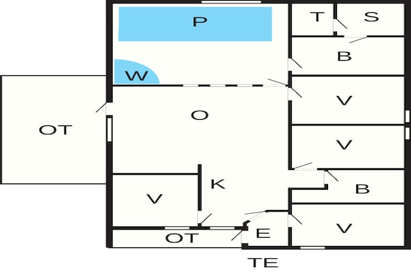 Foto van 10 persoons vakantie huis in Juelsminde - Vakantiehuis in Juelsminde - FloorPlan