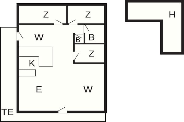 Foto van 8 persoons vakantie huis in Ebeltoft - Vakantiehuis in Ebeltoft - FloorPlan