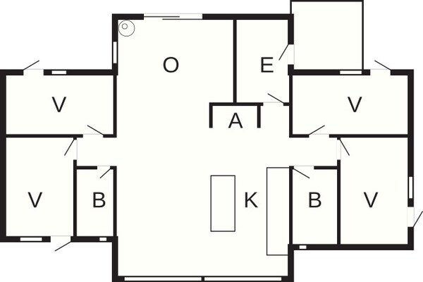 Foto van 8 persoons vakantie huis in Hjørring-By Traum - Vakantiehuis in Hjørring - FloorPlan