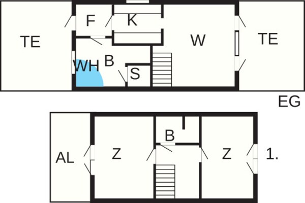 Foto van 4 persoons vakantie huis in Blåvand-By Traum - Vakantiehuis in Blåvand - FloorPlan