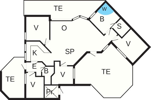 Foto van Luxe strandtoevlucht -- By Traum Ferienwohnungen - Vakantiehuis in Rude - FloorPlan