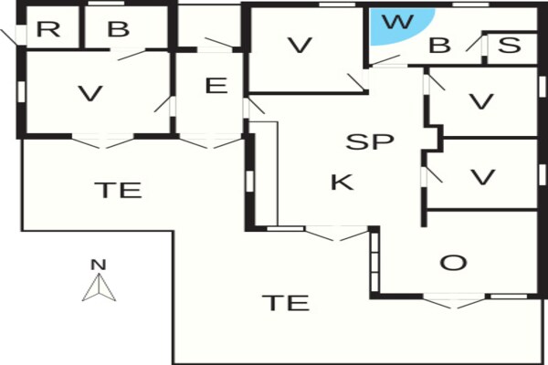 Foto van 8 persoons vakantie huis in Nysted-By Traum - Vakantiehuis in Nysted - FloorPlan