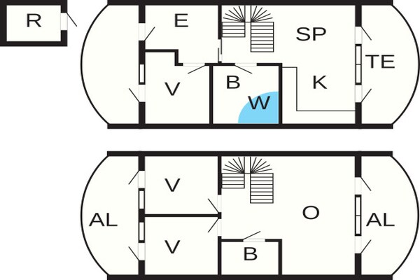 Foto van 8 persoons vakantie huis in Løkken - Vakantiehuis in Løkken - FloorPlan