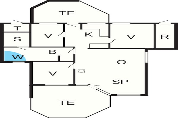 Foto van 6 persoons vakantie huis in GROEMITZ - Vakantiehuis in GROEMITZ - FloorPlan