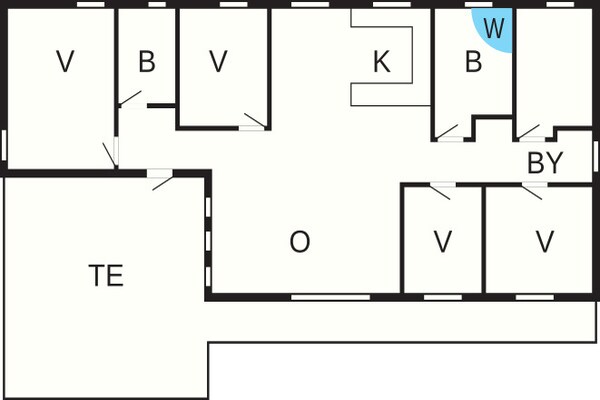 Foto van 11 persoons vakantie huis in Væggerløse-By Traum - FloorPlan