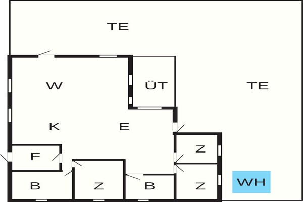 Foto van 8 persoons vakantie huis in Hadsund-By Traum - Vakantiehuis in Hadsund - FloorPlan