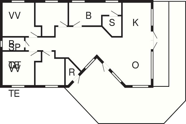 Foto van 8 persoons vakantie huis in Nexø - Vakantiehuis in Nexø - FloorPlan