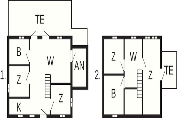 Foto van 8 persoons vakantie huis in Bjert-By Traum - Vakantiehuis in Bjert - FloorPlan