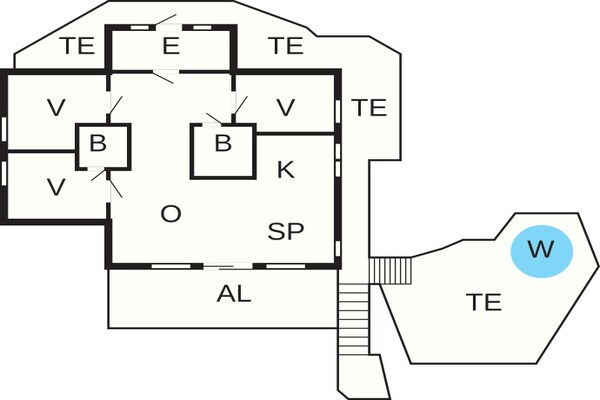 Foto van 8 persoons vakantie huis in averøy-By Traum - Vakantiehuis in Averøy - FloorPlan
