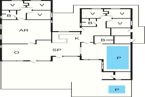 Foto van 5 sterren vakantie huis in Sydals - Vakantiehuis in Sydals - FloorPlan