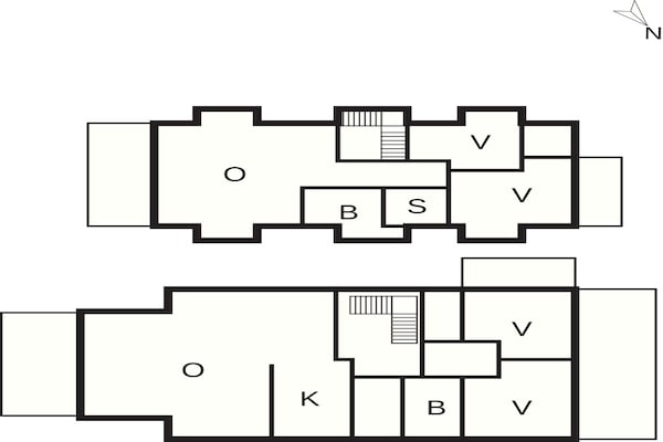 Foto van 4 sterren vakantie huis in Bagenkop - Vakantiehuis in Bagenkop - FloorPlan