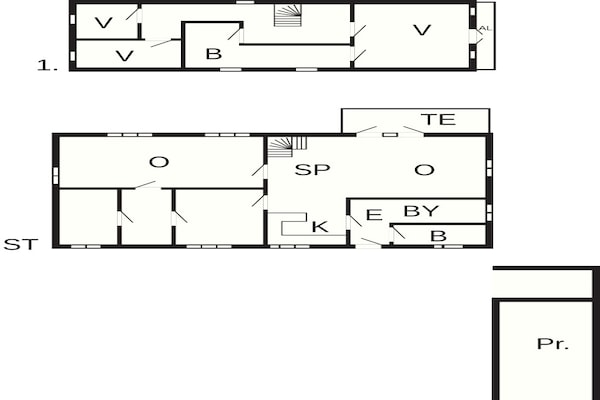 Foto van 6 Personen vakantie huis in Løgstrup - Vakantiehuis in Løgstrup - FloorPlan