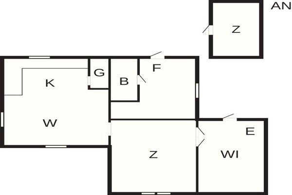 Foto van 6 Personen vakantie huis in Skummeslövsstrand - Vakantiehuis in Skummeslövsstrand - FloorPlan