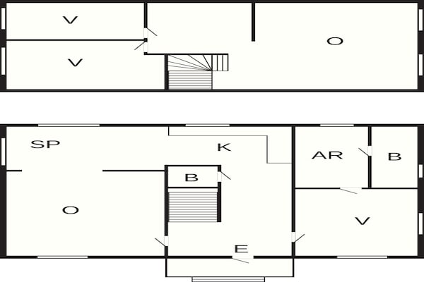 Foto van 6 Personen vakantie huis in ÄLMHULT - Vakantiehuis in ÄLMHULT - FloorPlan