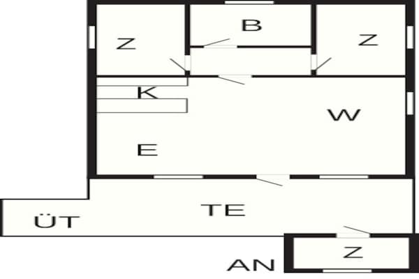 Foto van 6 persoons vakantie huis in Ansager-By Traum - Vakantiehuis in Ansager - FloorPlan
