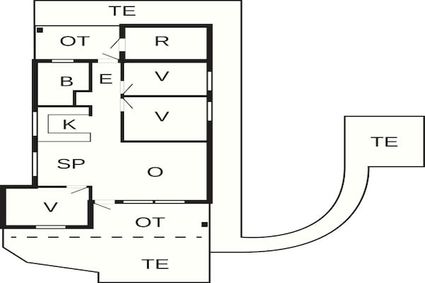 Foto van 6 persoons vakantie huis in Blokhus-By Traum - Vakantiehuis in Blokhus - FloorPlan