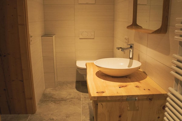 Foto van Boerderij in Bramberg met Sauna & Skitoegang - Vakantiehuis in Bramberg - BathRoom