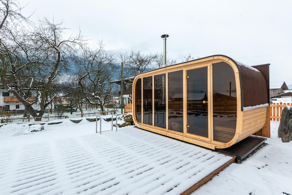 Foto van Boerderij in Bramberg met Sauna & Skitoegang - Vakantiehuis in Bramberg - Wellness