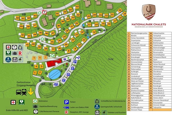 Foto van Chalet in Neukirchen bij het skigebied - Vakantiehuis in Neukirchen - FloorPlan