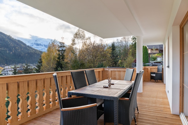 Foto van Appartement in Wald bij Zillertal Arena - Vakantiehuis in Wald im Pinzgau - TerraceBalcony
