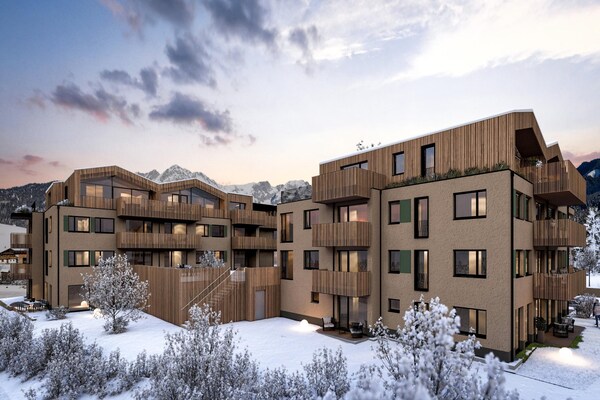 Foto van Appartement met twee slaapkamers - Vakantiehuis in Söll - ExteriorWinter