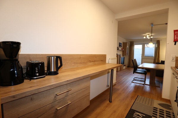 Foto van Appartement in Strengen met uitzicht op de bergen - Vakantiehuis in Strengen - Kitchen