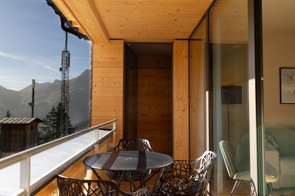 Foto van Appartement in Schröcken bij Ski Arlberg - Vakantiehuis in Schröcken - TerraceBalcony