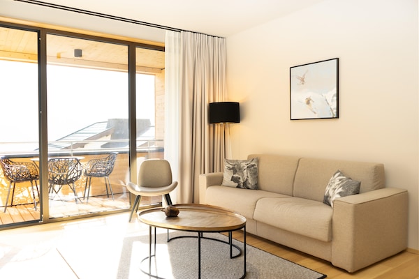 Foto van Appartement in Schröcken bij Ski Arlberg - Vakantiehuis in Schröcken - LivingRoom