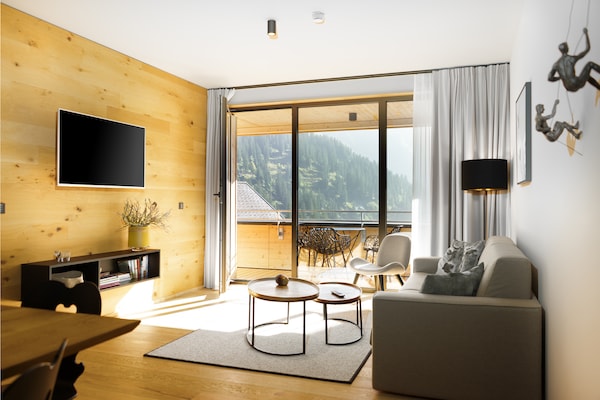 Foto van Appartement in Schröcken bij Ski Arlberg - Vakantiehuis in Schröcken - LivingRoom