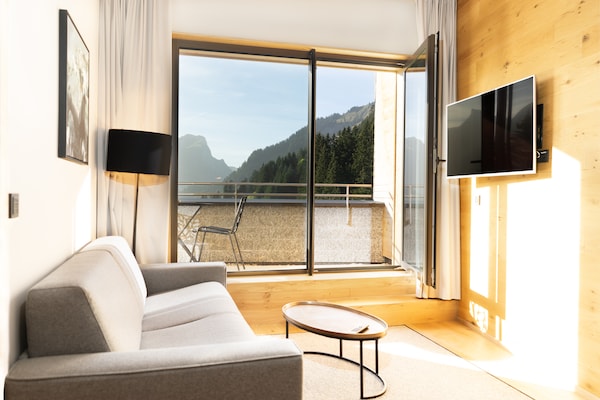 Foto van Appartement in Schröcken bij Ski Arlberg - Vakantiehuis in Schröcken - LivingRoom