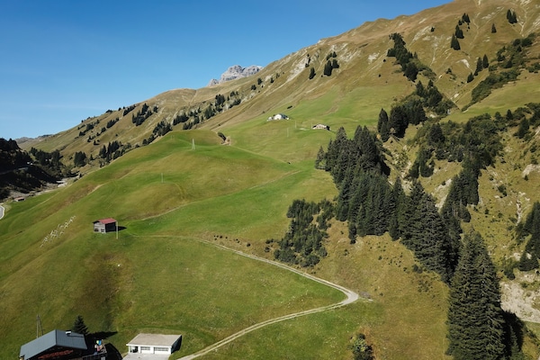 Foto van Appartement in Schröcken bij het skigebied - Vakantiehuis in Schröcken - Landing