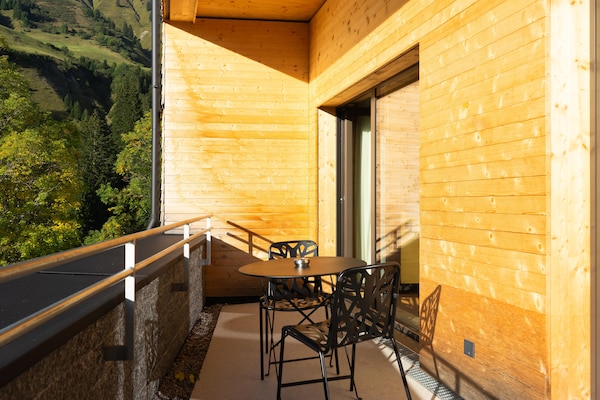 Foto van Appartement in Schröcken bij het skigebied - Vakantiehuis in Schröcken - TerraceBalcony