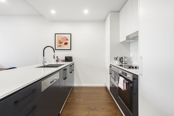 Foto van Boutique-appartement met enorm terras in de buurt van cafés en winkels - Kitchen