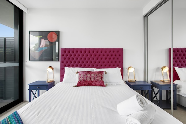 Foto van Boutique-appartement met enorm terras in de buurt van cafés en winkels - BedRoom