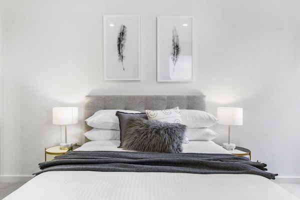 Foto van Boutique-appartement in rustige, gewilde wijk - Vakantiehuis in Carnegie - BedRoom