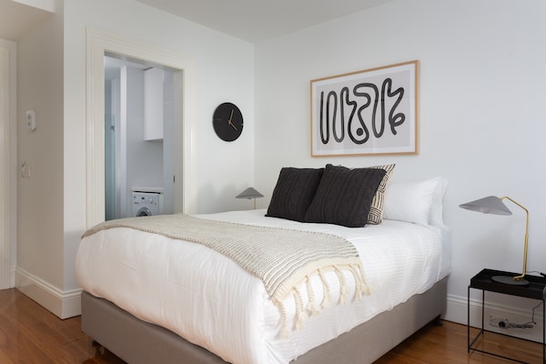 Foto van Boutique studio-appartement in erfgoedhuis - Vakantiehuis in Lewisham - BedRoom