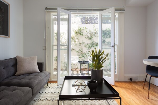 Foto van Boutique studio-appartement in erfgoedhuis - Vakantiehuis in Lewisham - LivingRoom