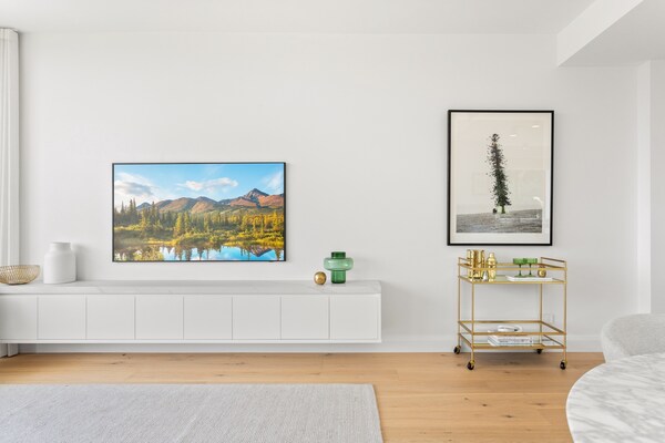 Foto van Boutique-appartement met 2 slaapkamers en prachtig uitzicht op de haven van Sydney - LivingRoom
