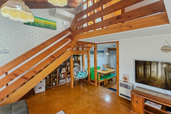 Foto van Broulee Break - Strandhuis met 2 slaapkamers en speelkamer - LivingRoom