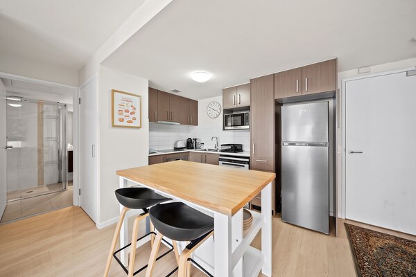 Foto van Braddon Retreat: Ruim appartement met 1 slaapkamer en parkeergelegenheid - LivingRoom