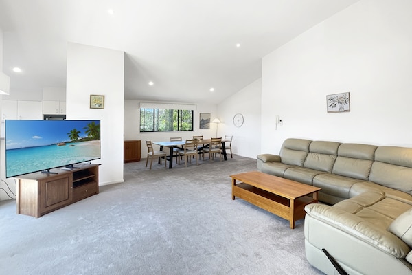 Foto van Appartement met 3 slaapkamers aan het strand en garageparkeerplaats - LivingRoom
