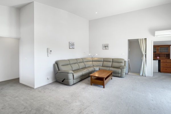 Foto van Appartement met 3 slaapkamers aan het strand en garageparkeerplaats - LivingRoom