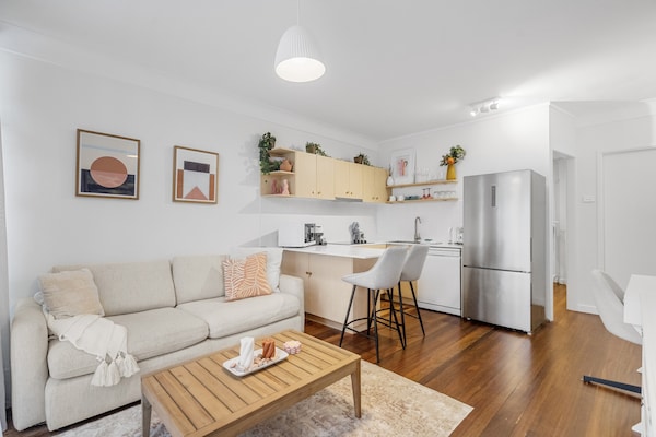 Foto van Binnenplaatsappartement met 1 slaapkamer in New Farm - LivingRoom