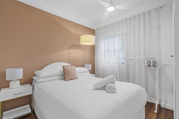 Foto van Binnenplaatsappartement met 1 slaapkamer in New Farm - BedRoom