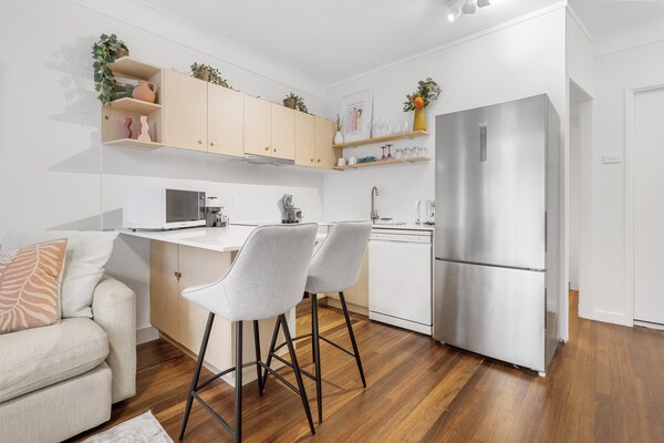 Foto van Binnenplaatsappartement met 1 slaapkamer in New Farm - Kitchen