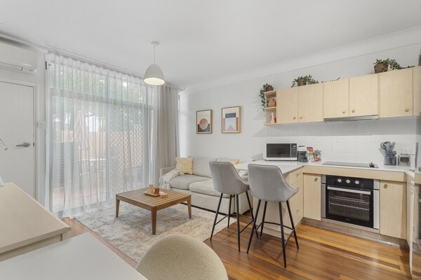 Foto van Binnenplaatsappartement met 1 slaapkamer in New Farm - Kitchen