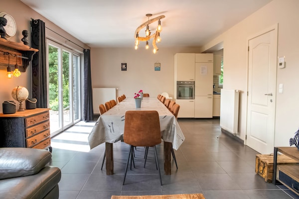 Foto van Gezellig vakantiehuis met infraroodsauna - Vakantiehuis in Durbuy - LivingRoom